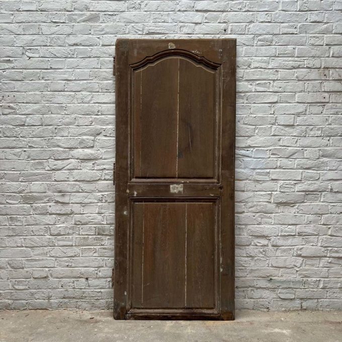 Porte de placard décapée style Louis XV 80x186x2,5cm