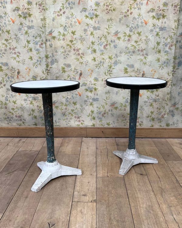 Pair of bistro tables