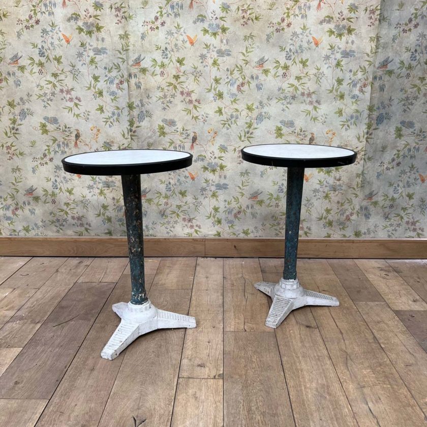 Pair of bistro tables