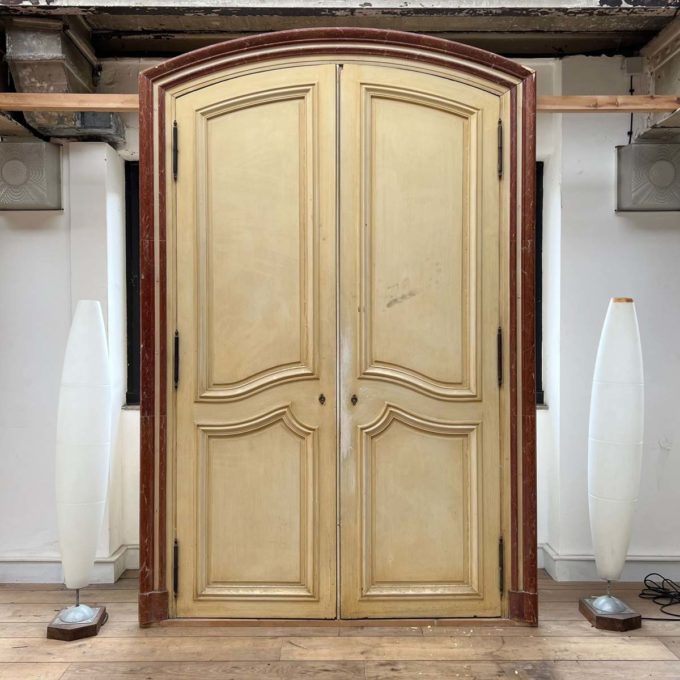 Double door marble front