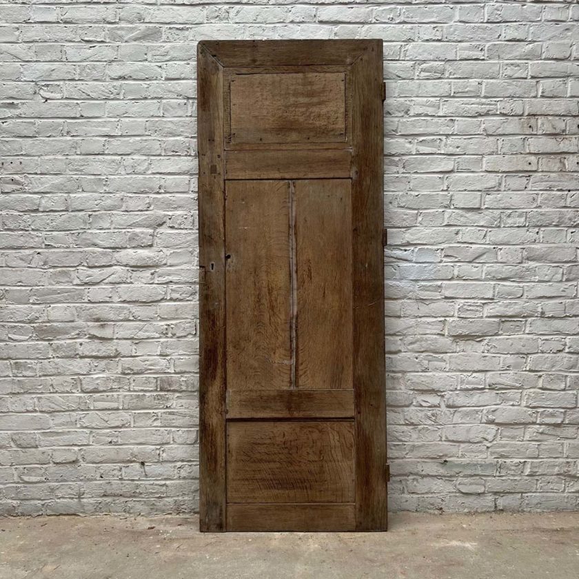 Antique stripped cupboard door 74x196.5cm back