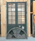 Antique double door with transom 1