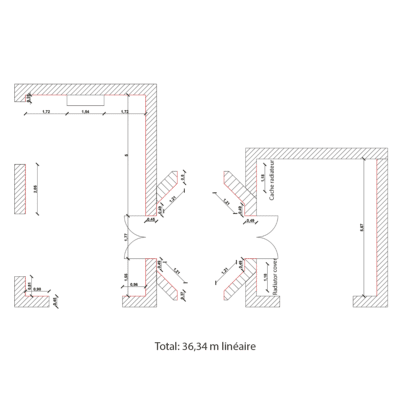 Plan boiserie