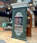 Bevelled mirror trumeau