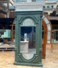 Bevelled mirror trumeau