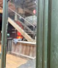 Bevelled mirror trumeau