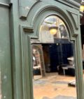 Bevelled mirror trumeau