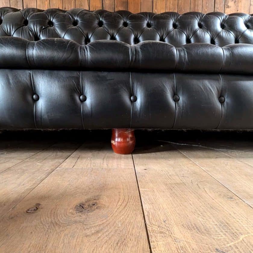 4m long black chesterfield sofa zoom