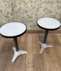 Paire table bistrot details