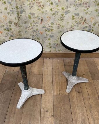 Paire table bistrot details