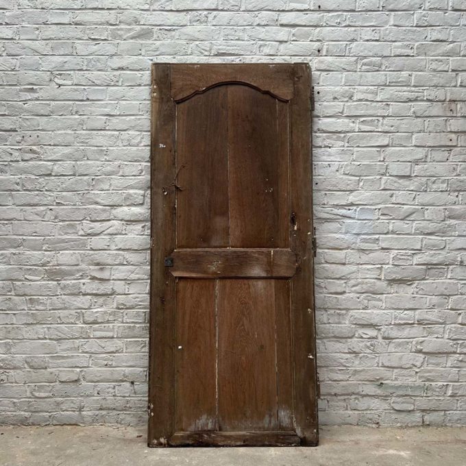Porte de placard décapée style Louis XV 80x186x2,5cm back