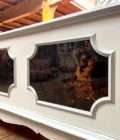 stained-glass chest of drawers