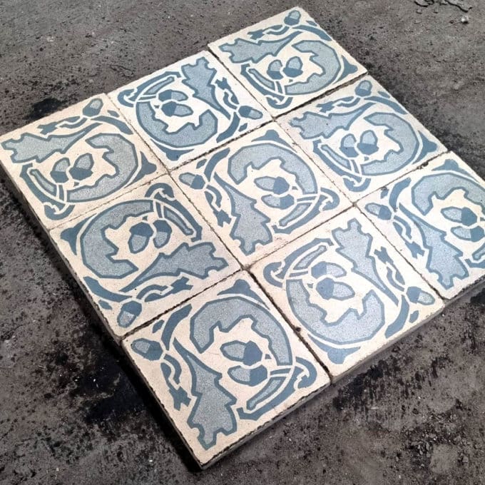 Antique cement tiles 4.7m² (4.7m²)