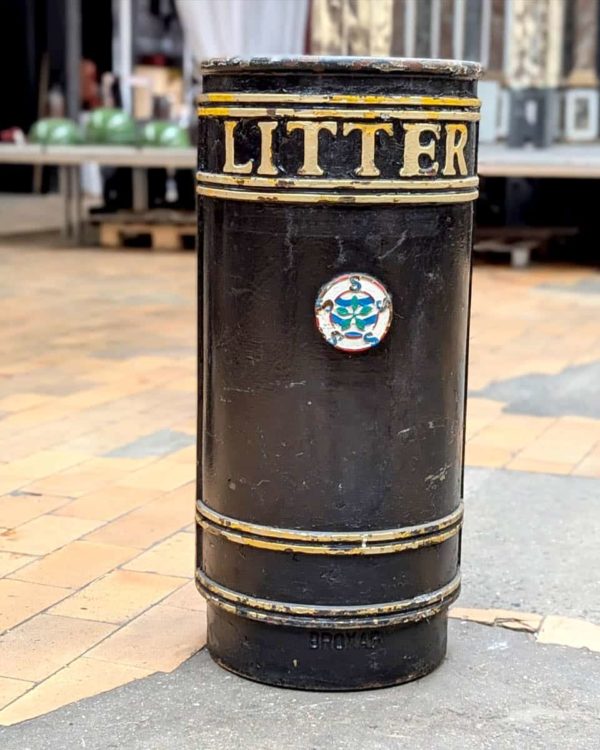 Former London garbage can
