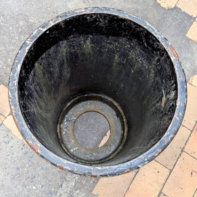 Former London garbage can