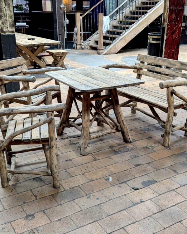 Brutalist garden furniture