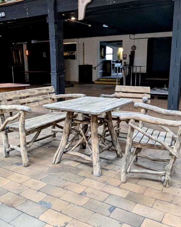Brutalist garden furniture