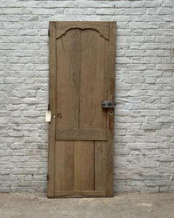 Porte de placard décapée style Louis XV 74x196cm