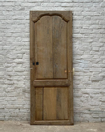 Porte de placard décapée style Louis XV 74x196cm
