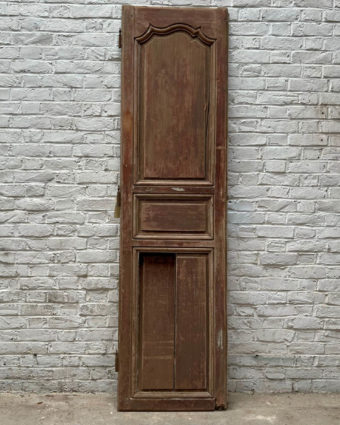 Porte de placard décapée style Louis XV 59x219cm
