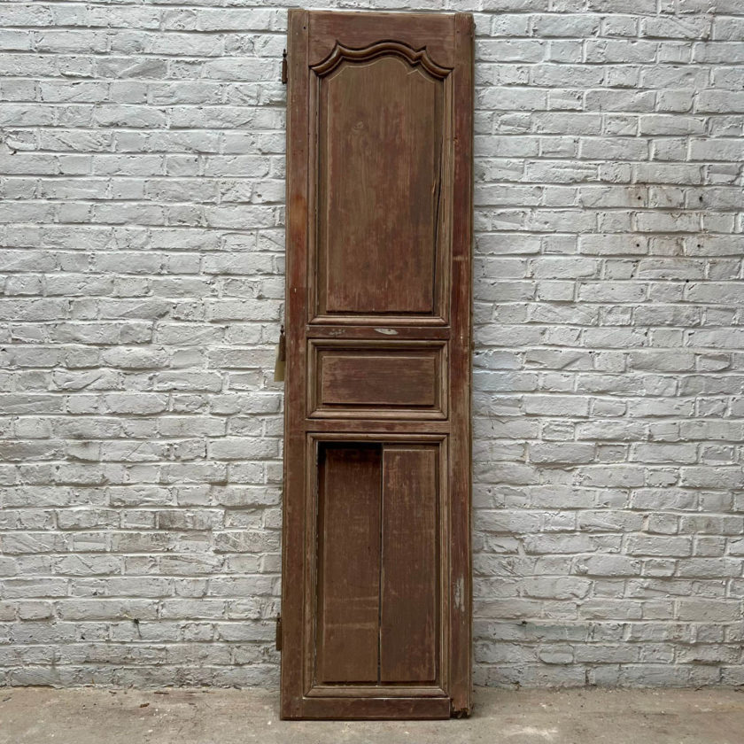 Louis XV style stripped cupboard door 59x219cm