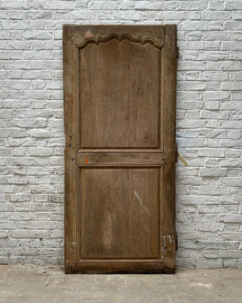 Porte de placard décapée style Louis XV 87x192cm