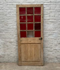 Porte vitrée décapée 86x204cm