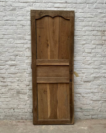 Porte de placard décapée style Louis XV 74x200cm