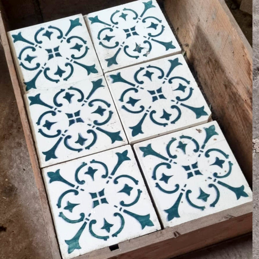 Cement tile border 14x14cm, 23m