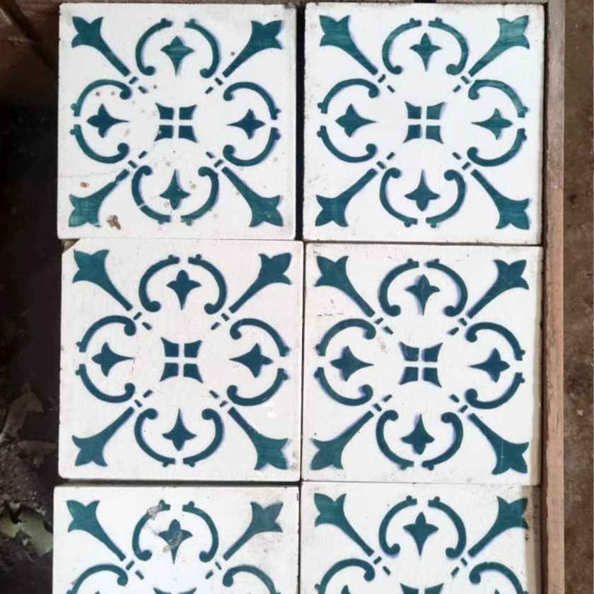 Cement tile border 14x14cm, 23m top