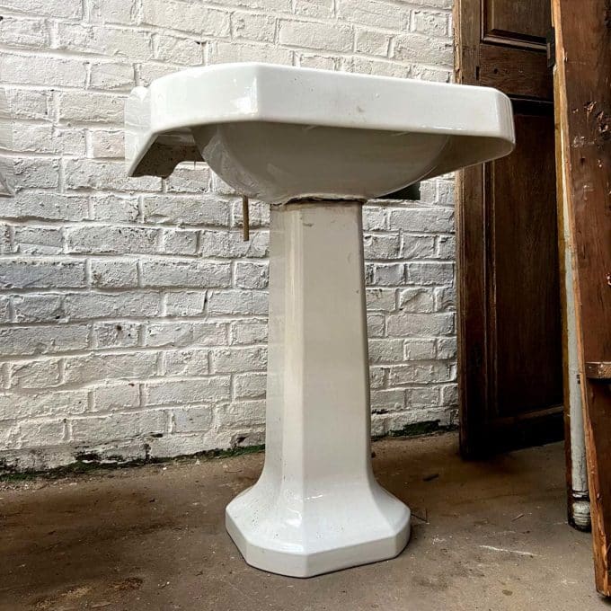 Art deco washbasin 64x83x49 cm side