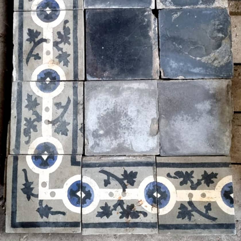 3m² cement tiles