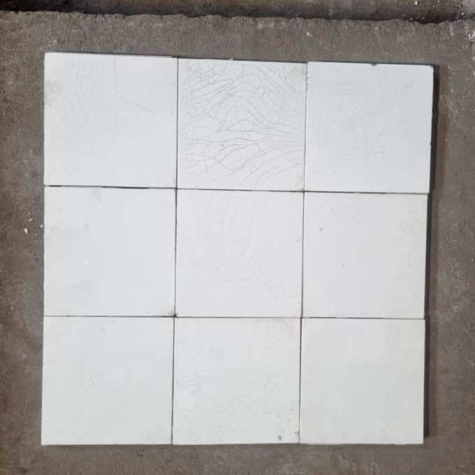 2m² earthenware tiles