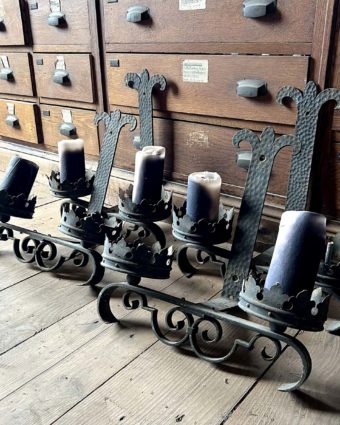 Lot de 4 chandelier