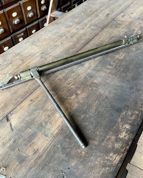 Antique brass groom