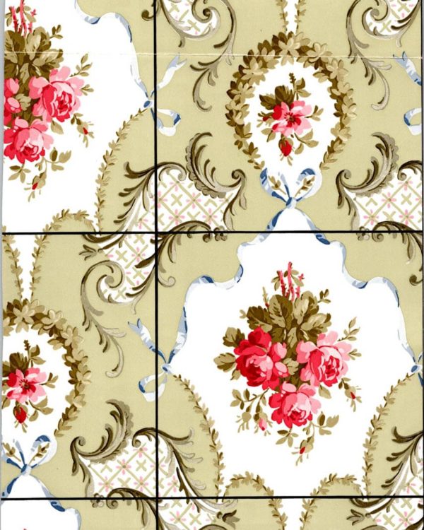 30m² antique wallpaper