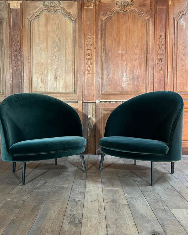 Paire fauteuils arflex delfino