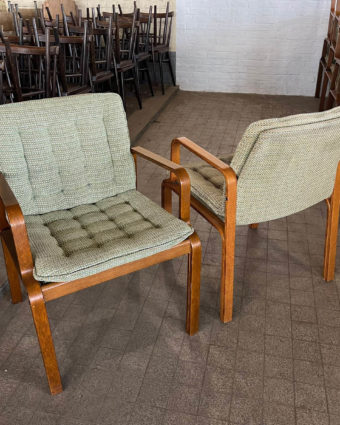 Lot of vintage armchairs