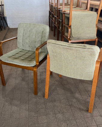 Lot of vintage armchairs