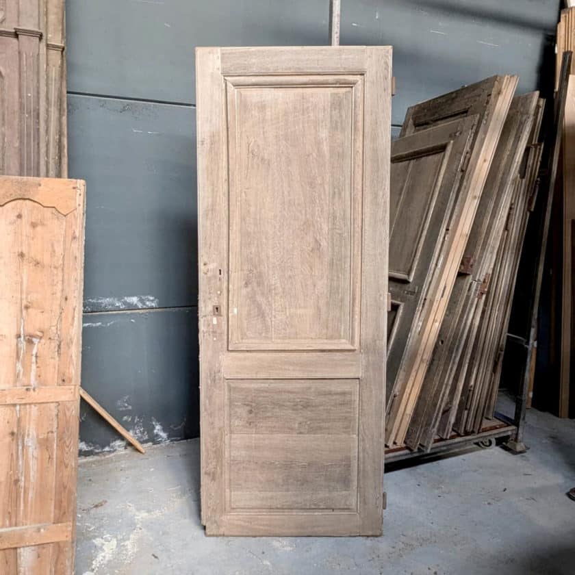 Antique stripped oak door 83x218cm