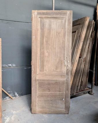 Porte ancienne en chêne décapée 83x218cm