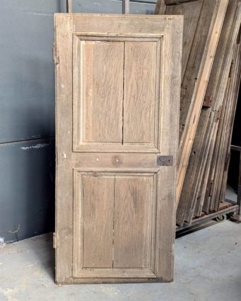 Porte ancienne en chêne décapée 84x183cm