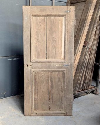 Porte ancienne en chêne décapée 84x183cm