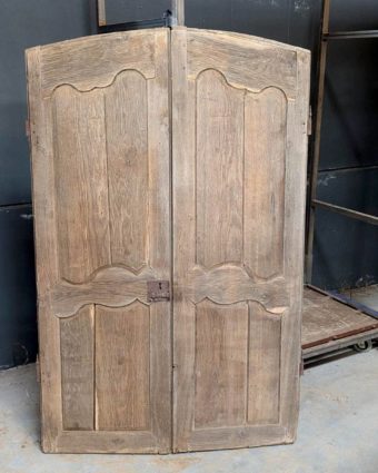 Double porte de placard en chêne 108x171cm