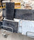 Oak countertop facade with black marble top, 15m