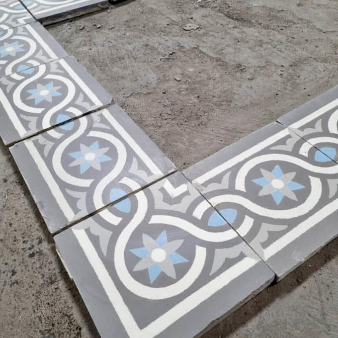 Cement tile frieze 20m linear