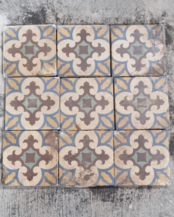 7m² cement tiles