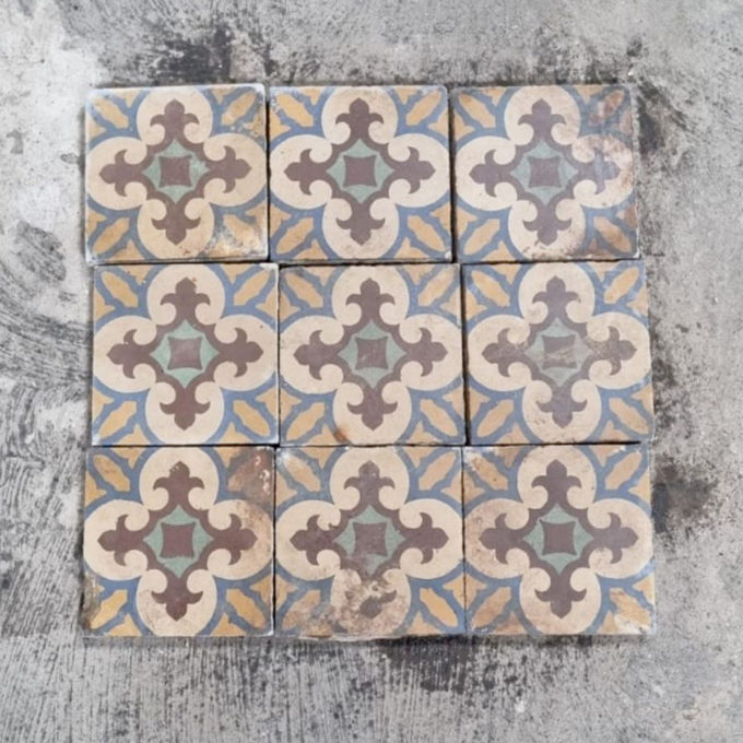 Carreaux de ciment 7m²