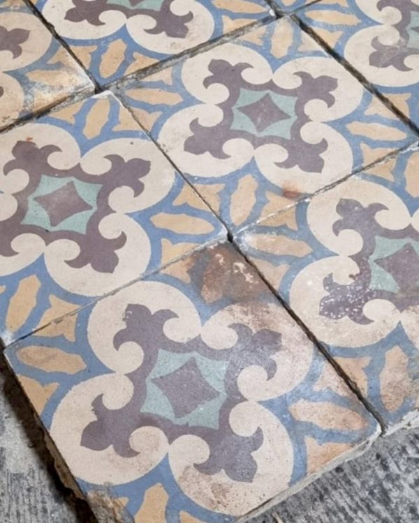 7m² cement tiles