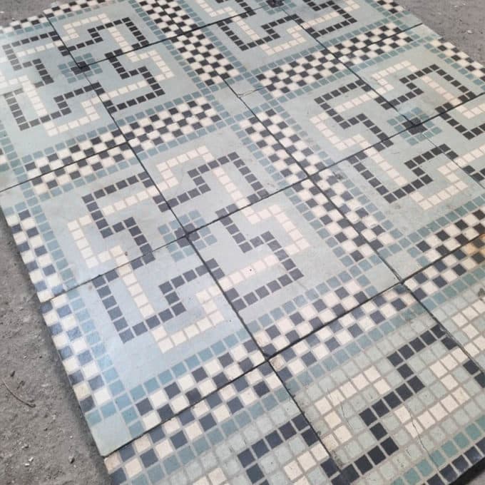 Cement tiles, mosaic pattern 1.6m² (1.6 sq. ft.)